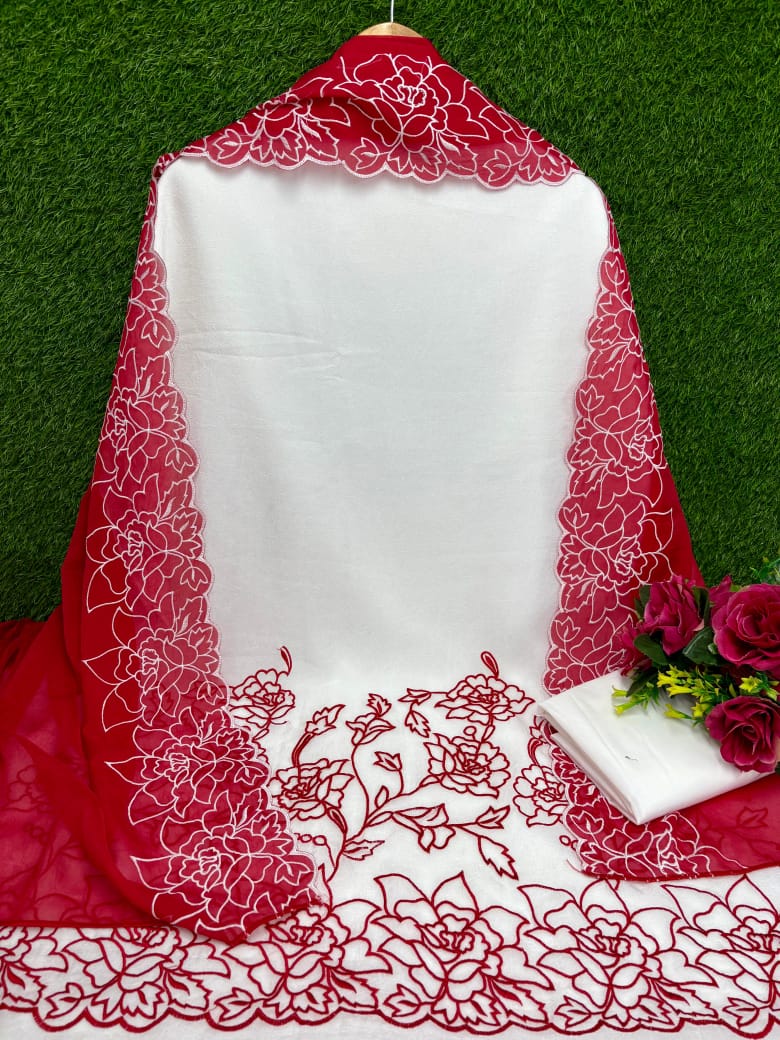 soft crushed organza