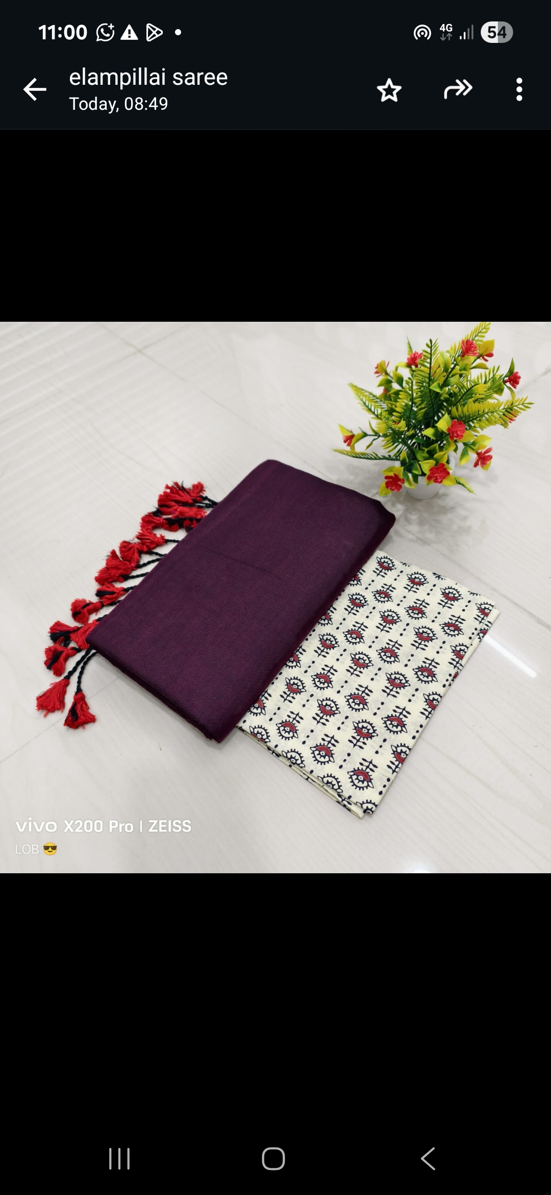 KHADI COTTON SAREE WITH BLOUSE